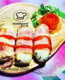 Cơm Cuộn Thịt Xông Khói Phô Mai