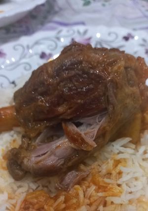 عکسی از دستور چلو ماهیچه🥰😍
