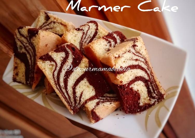 Cara Gampang Menyiapkan Marmer Cake Anti Gagal