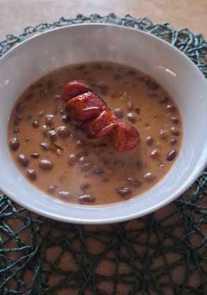 Fejtett kapros bab főzelék recept fotója