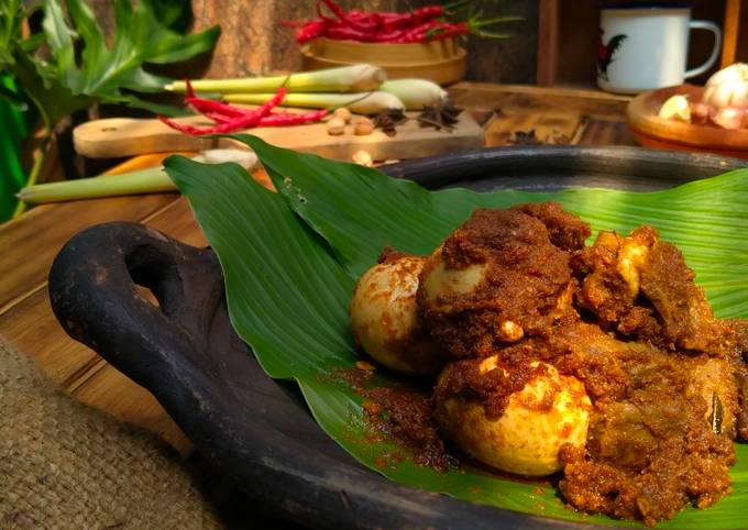 Rendang Telur Daging Sapi