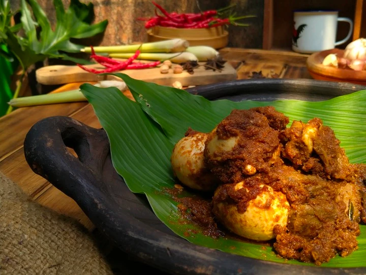 Langkah Gampang Menyiapkan Resep Rendang Telur Daging Sapi yang Bisa Manjain Lidah Anti Ribet, Bikin Ngiler