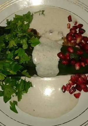 Una foto de Chiles en Nogada