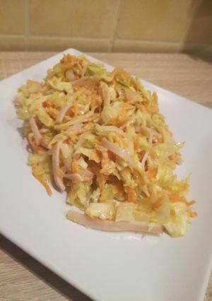 O poză a rețetei Salată americană de varză.