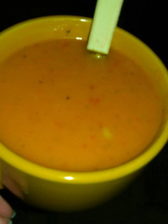 Una foto de Sopita cremosa de verduras