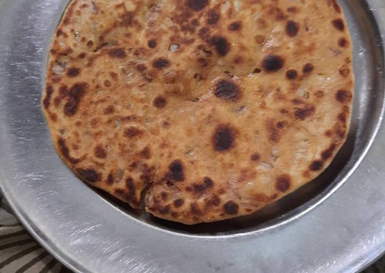 Steps to Prepare Homemade Onion paratha