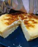 Tarta de queso al horno sin nata y sin leche
