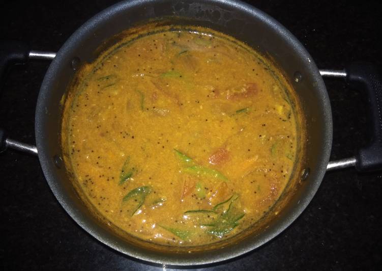 Easiest Way to Prepare Homemade Arachuvitta Sambar