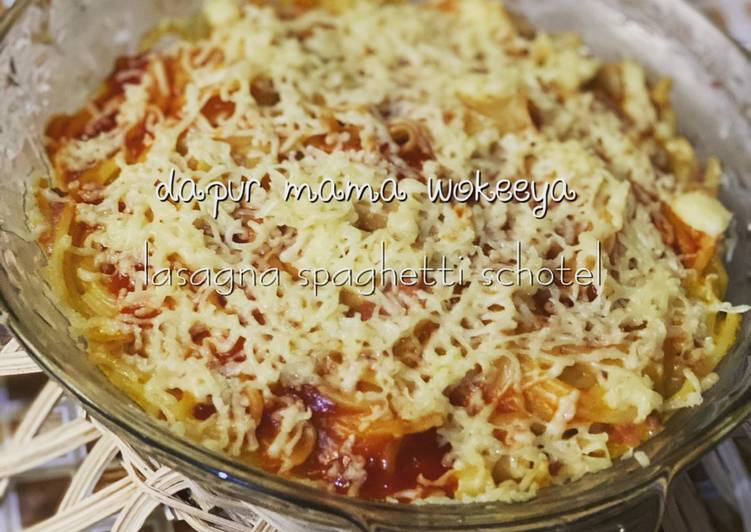 Resep Lasagna Spaghetti Schotel, Bikin Ngiler