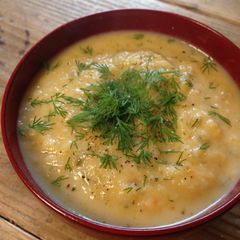 A picture of Carrot and Turnip Soup.