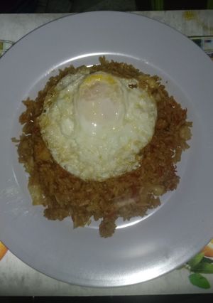 Foto resep NasGor ala Suami Mandiri #suamimandiri