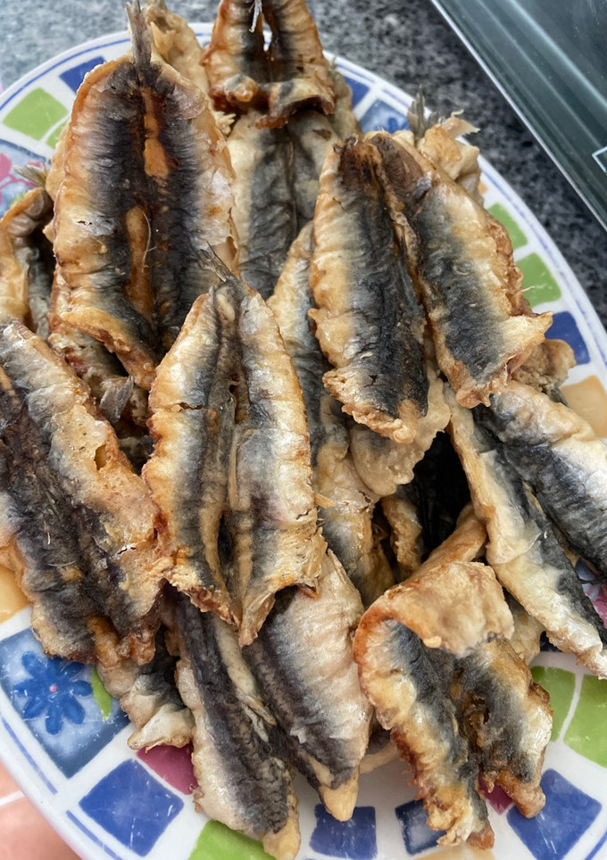 Una foto de Boquerones fritos