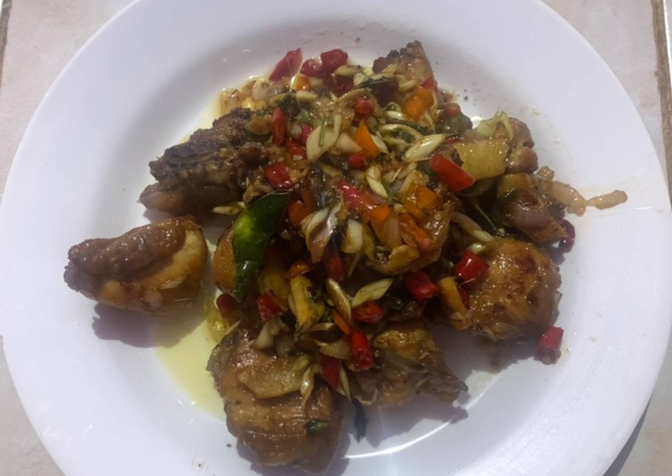 Ayam masak rempah ala rachel