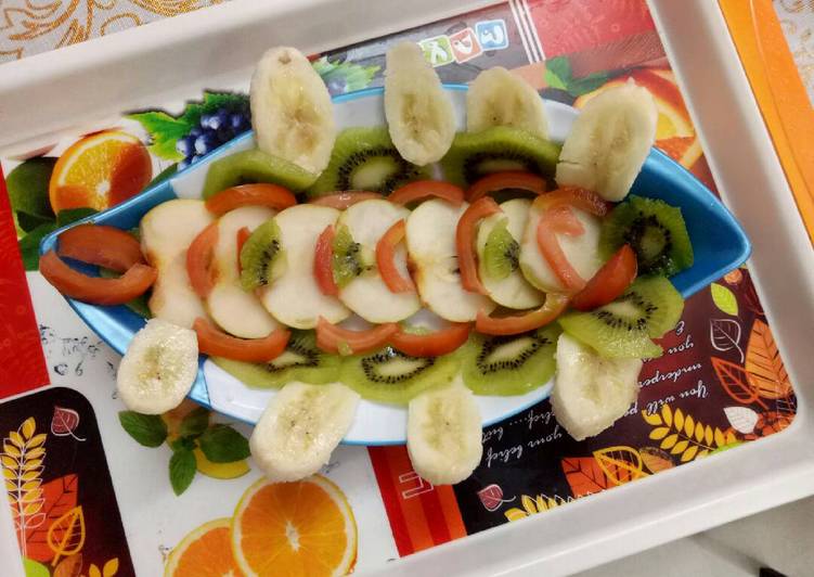 Steps to Prepare Fruit plate in 30 Minutes for Young Wife