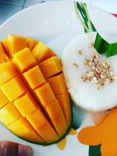 Foto resep Mango sticky rice simple