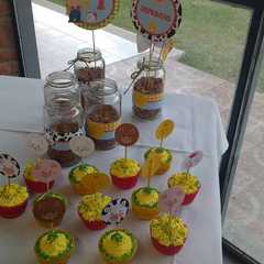 Una foto de Cupcakes de banana