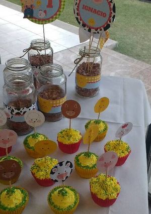 Una foto de Cupcakes de banana