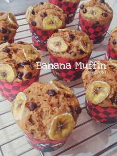 Foto resep Banana Muffin (No Mixer)