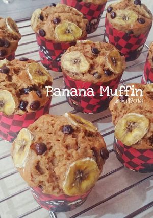 Foto resep Banana Muffin (No Mixer)