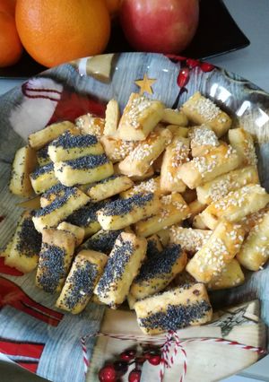 Szezámmagos és mákos rúd recept fotója