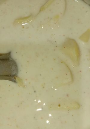 A picture of Potato Raita.