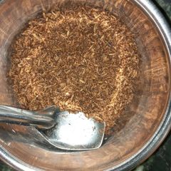 A picture of Tempting flavor ingredient fried Cumin seeds.