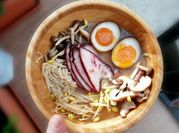 Una foto de setas shiitake