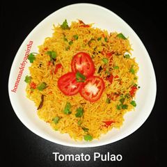 A picture of Tomato pulao.