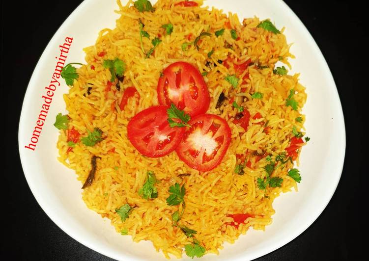 Step-by-Step Guide to Make Favorite Tomato pulao