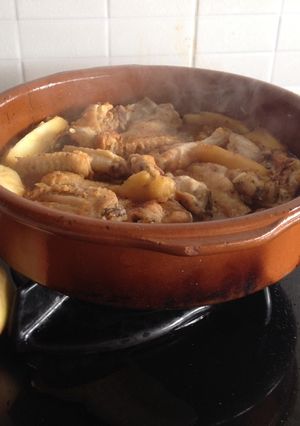 Foto principal de Alitas de pollo con manzanas