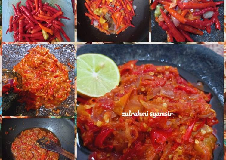 Resep Sambal terasi yummi😋 Anti Gagal