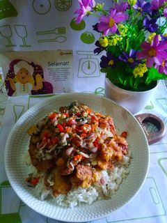 Foto resep Ayam Geprek Sambal Matah
