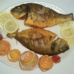 A picture of Crispy Fish fry Dhaba style.
