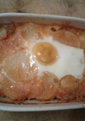 Una foto de Lasagna de carne y papas sin queso