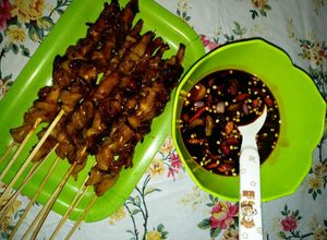 Foto resep Sate Jamur Tiram Sambal Kecap