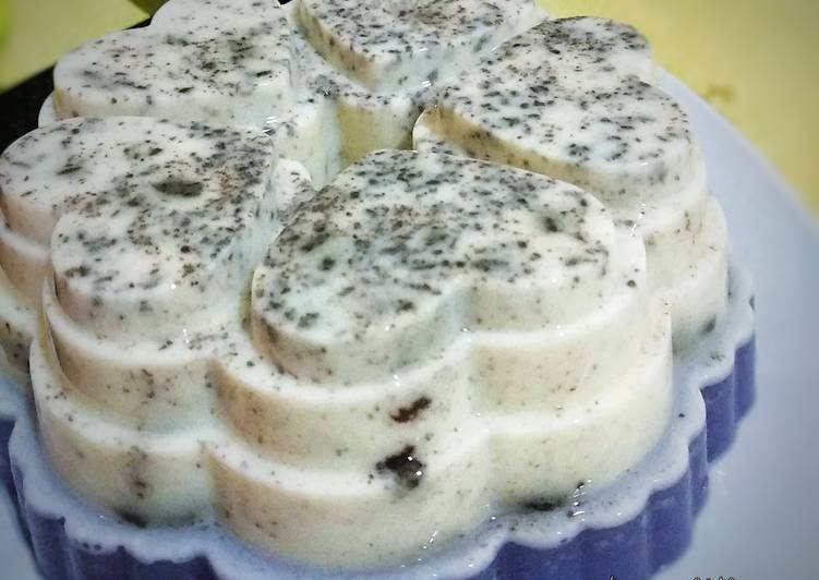Resep: Puding Oreo Taro yang Enak