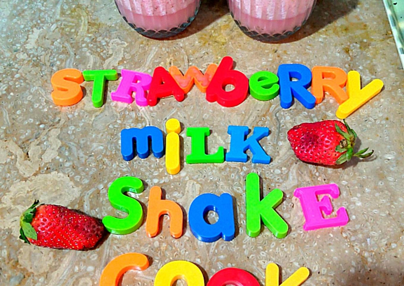 Strawberry milkshake