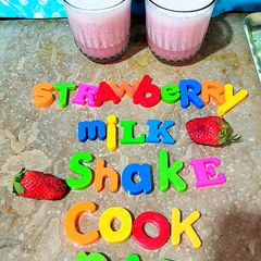 A picture of Strawberry milkshake.