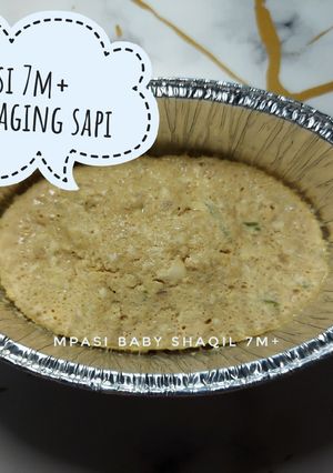 Foto resep MPASI 7M+ 》Gadon Daging Sapi