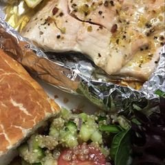 A picture of Lemon Pepper Salmon in Pocket.