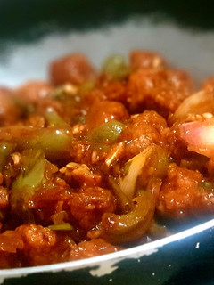 सोया चिल्ली (soya chilli recipe in Hindi) रेसिपी मुख्य फोटो