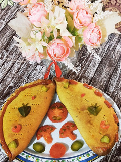 عکسی از دستور 😋پیراشکی شکم پُر🌮خوشمزه من😋
