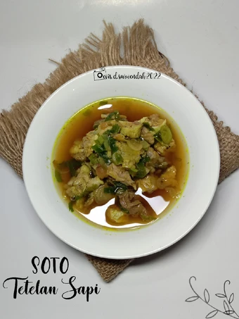 Langkah Gampang Membikin Resep Soto Tetelan Sapi (Bumbu Instan Indofood) yang Lezat Sekali Anti Ribet, Lezat Sekali