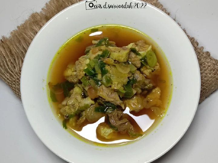 Langkah Gampang Membikin Resep Soto Tetelan Sapi (Bumbu Instan Indofood) yang Lezat Sekali Anti Ribet, Lezat Sekali