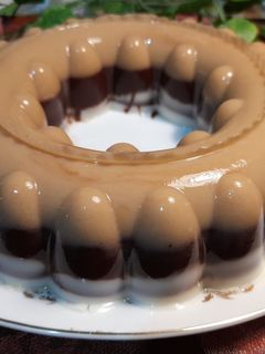 Foto resep Puding kopi coklat susu
