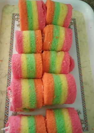 Foto resep Mini rainbow roll