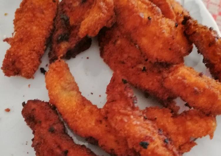 Step-by-Step Guide to Make Super Quick Homemade Fried chicken fingers 🍗