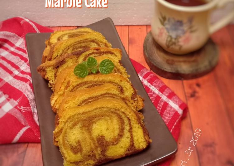 Bolu Jadul, marble cake lembut