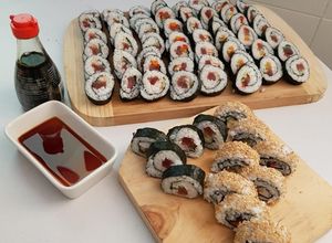 Foto principal de Sushi makis 🥢 (72 piezas) paso a paso