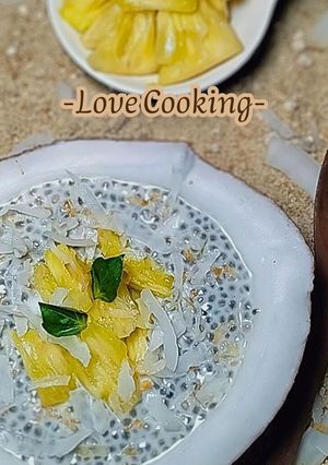 Foto resep Pina Colada Chia Pudding